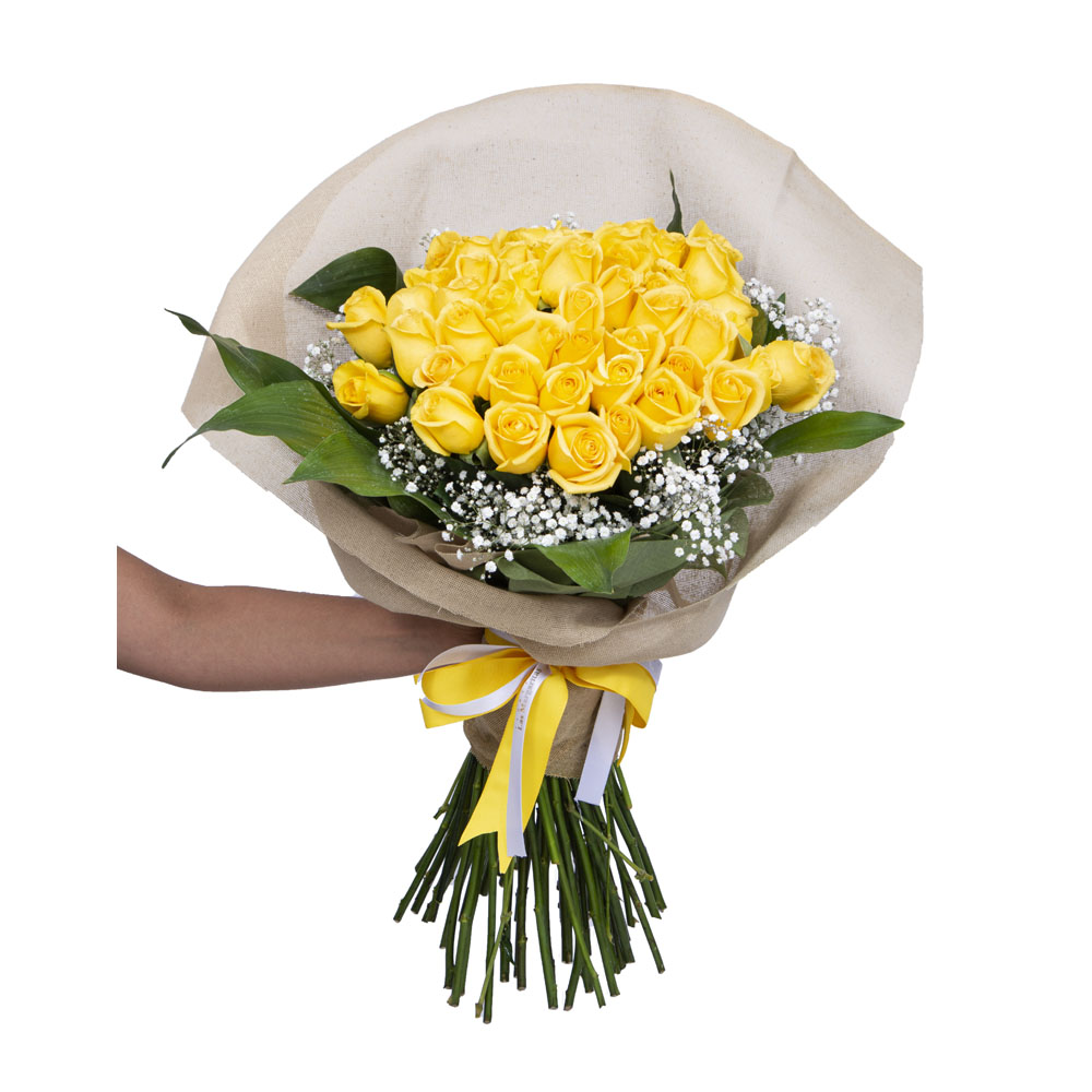 Ramo 50 Rosas Amarillas – Floreria las Margaritas