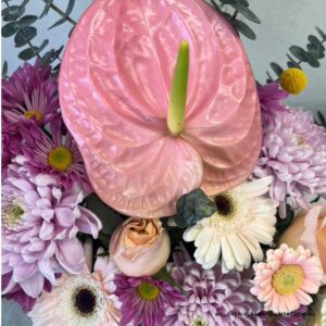 Primavera Ludica- Floreria Las Margaritas. 10 Mayo. Dia de las Madres. Flores. GDL. Guadalajara. Flores. Anturio. Gerberas. Margaritas. Arreglo floral